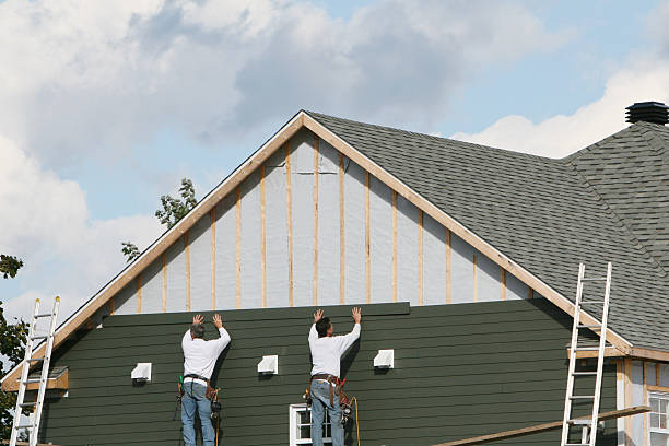 Professional Siding Replacement technician working in South River, NJ